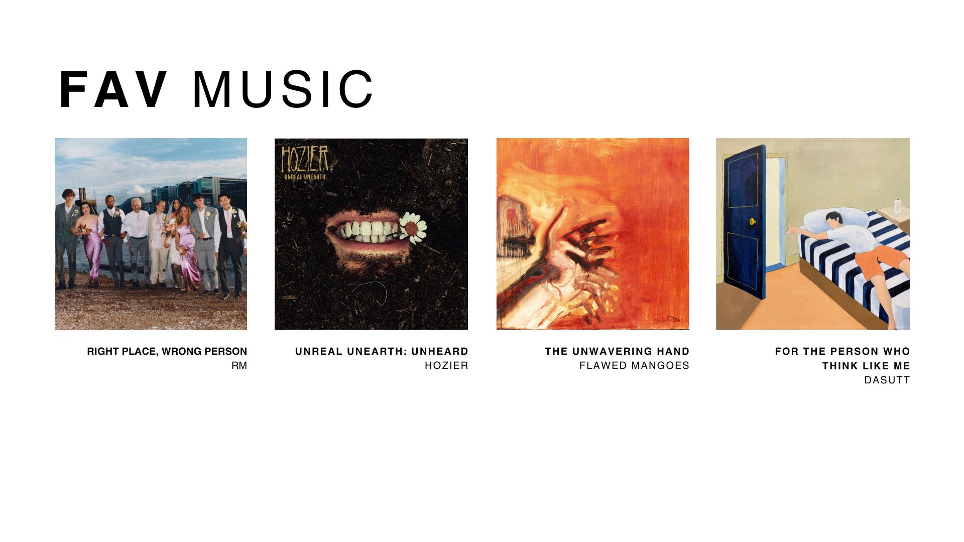 Favorite Music Example